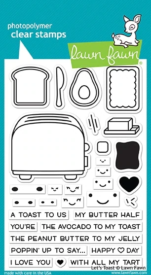 LF Let&#39;s Toast Stamp Set