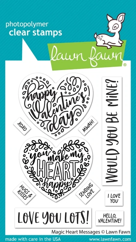 Magic Heart Messages Stamp