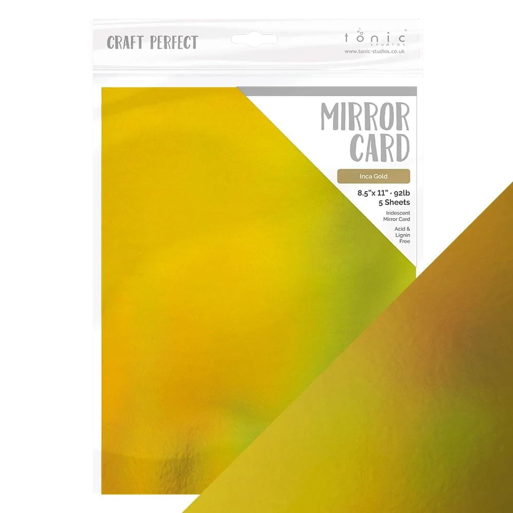 Inca Gold Mirror Cardstock