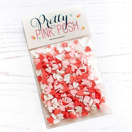 Valentine Hearts Clay Confetti