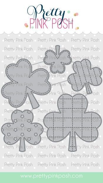 Stitched Shamrock Die