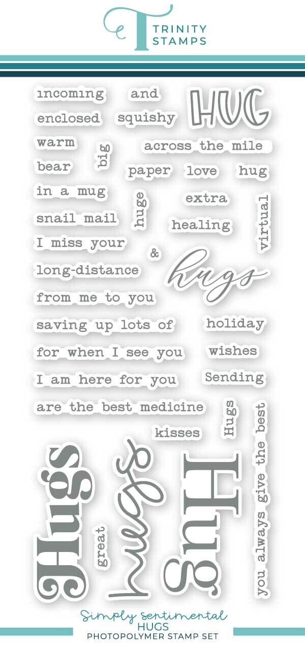 Simply Sentimental Hugs Stamp And Die Bundle
