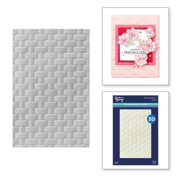 Woven 3D Embossing Folder