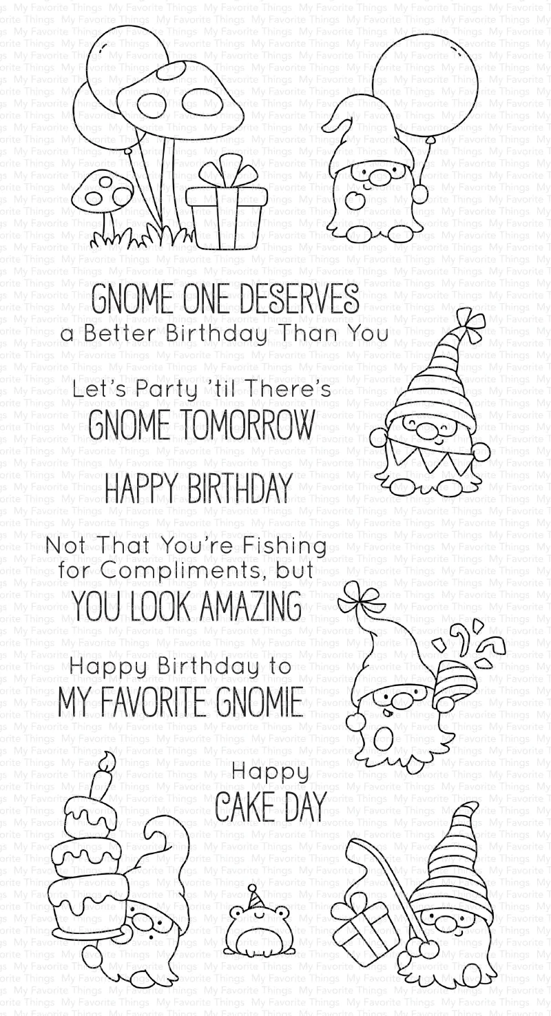 Happy Birthday To My Favorite Gnomie Stamp &amp; Die