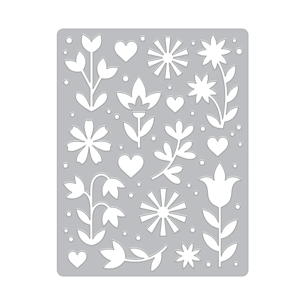 Flower And Hearts Cover Plate