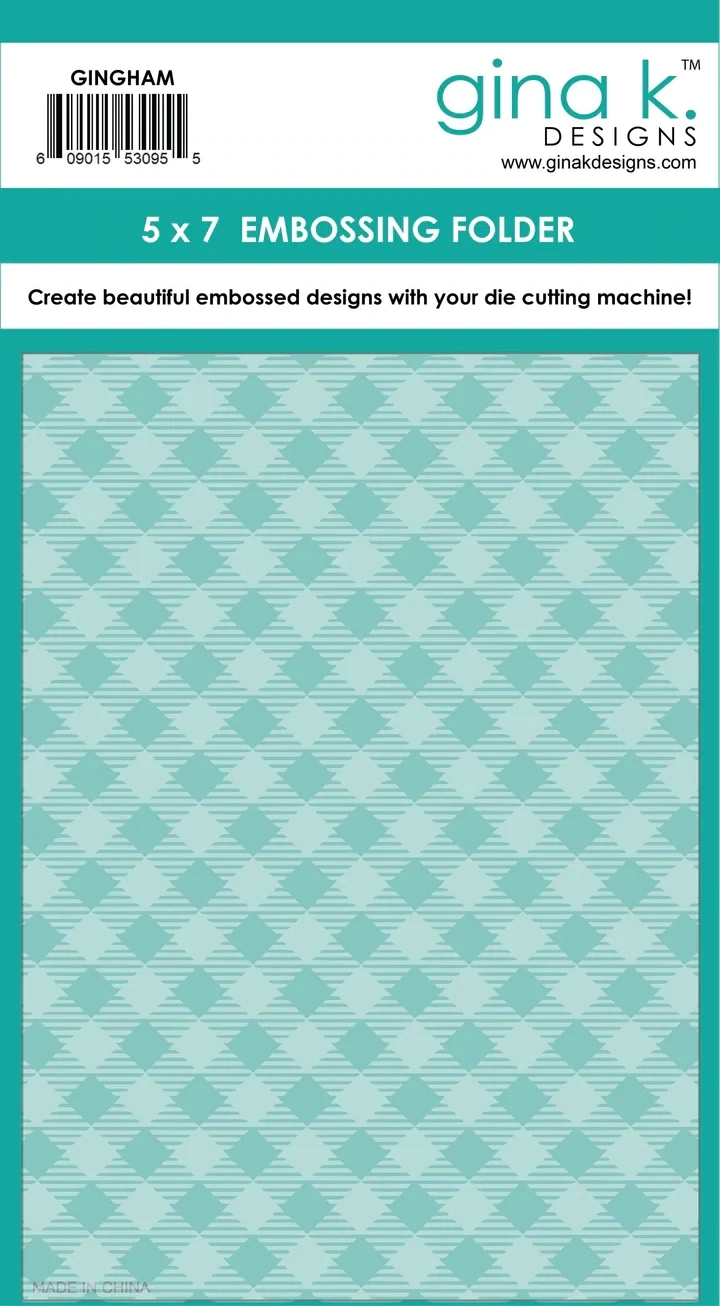 Gingham Embossing Folder