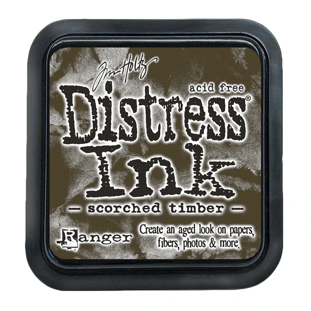 Distress Ink: Scorched Timber