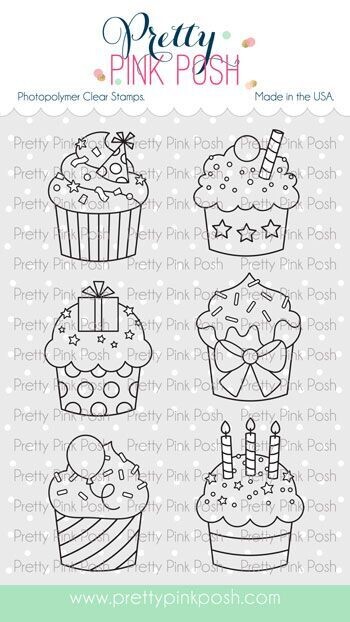 Birthday Cupcakes Stamp Set