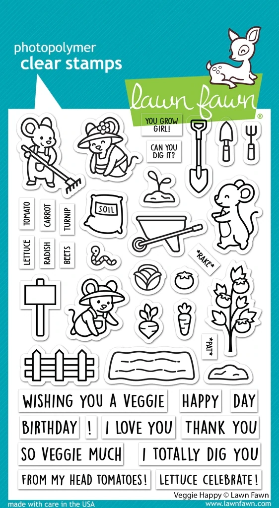 LF Veggie Happy Stamps