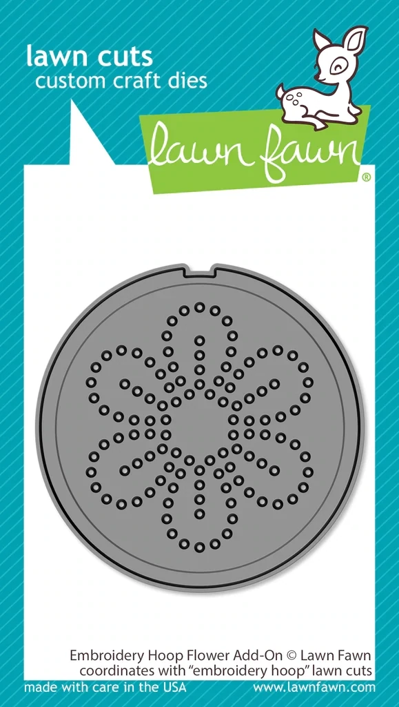 LF Embroidery Hoop Flower Add-on Die