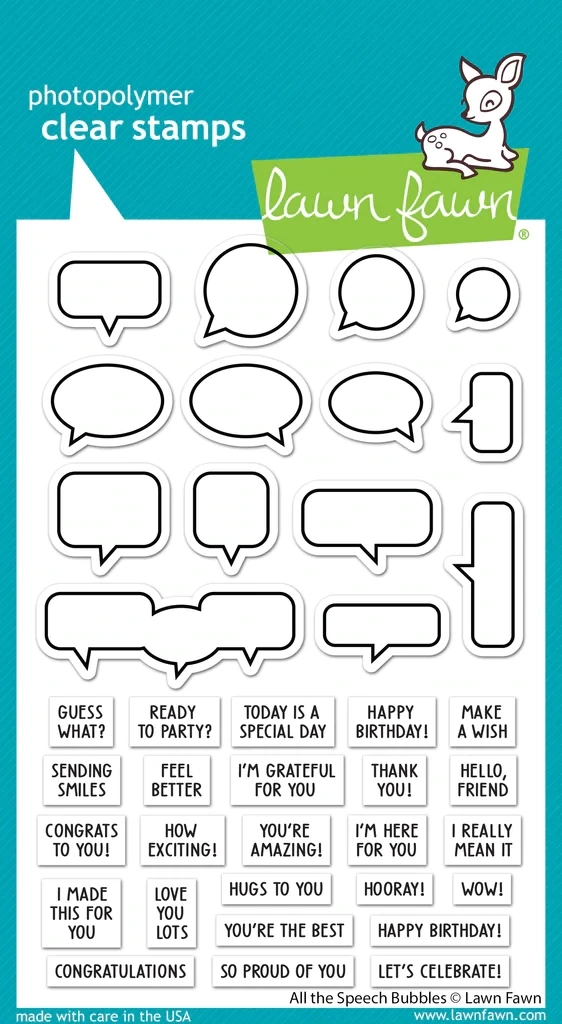 LF All The Speech Bubbles Stamps
