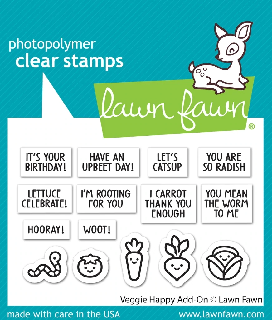 LF Veggie Happy Add-on Stamps