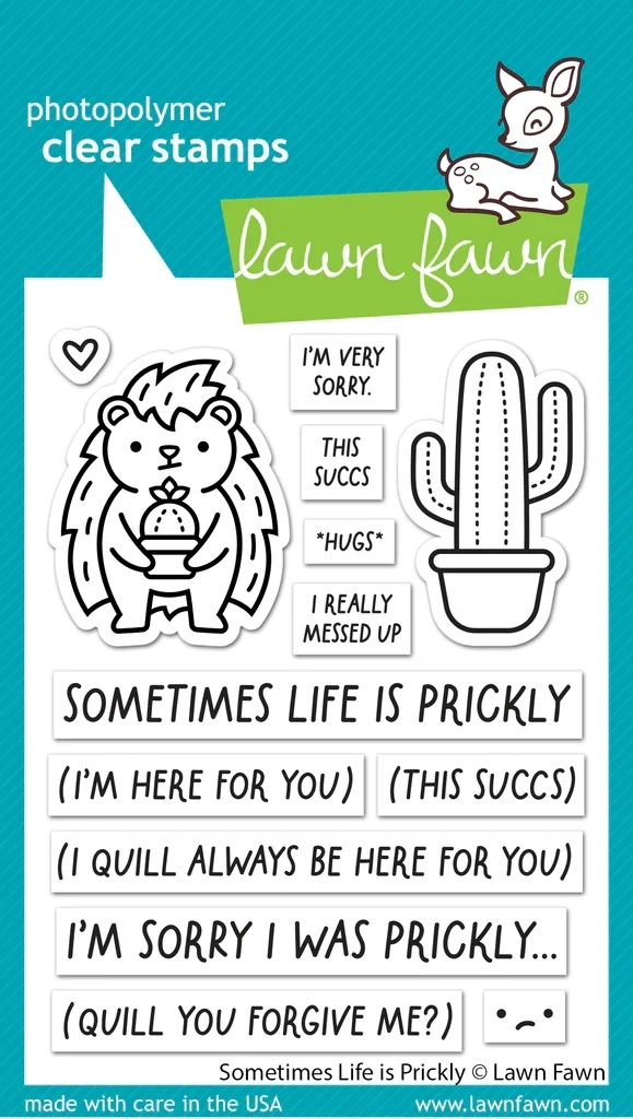 LF Sometimes Life Is Prickly Stamps