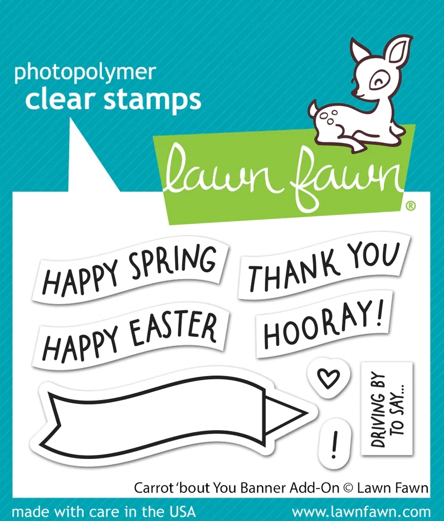 LF Carrot &#39;Bout You Banner Add-on Stamps