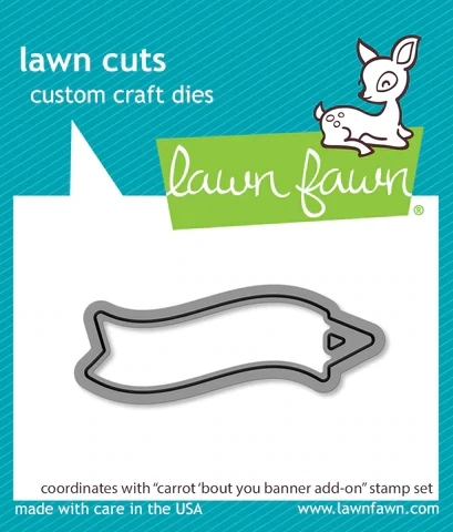 LF Carrot &#39;Bout You Banner Add-on Die