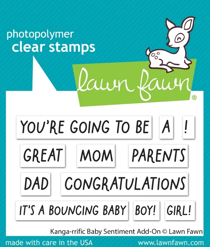 Kanga-rrific Baby Sentiment Add-on Stamps