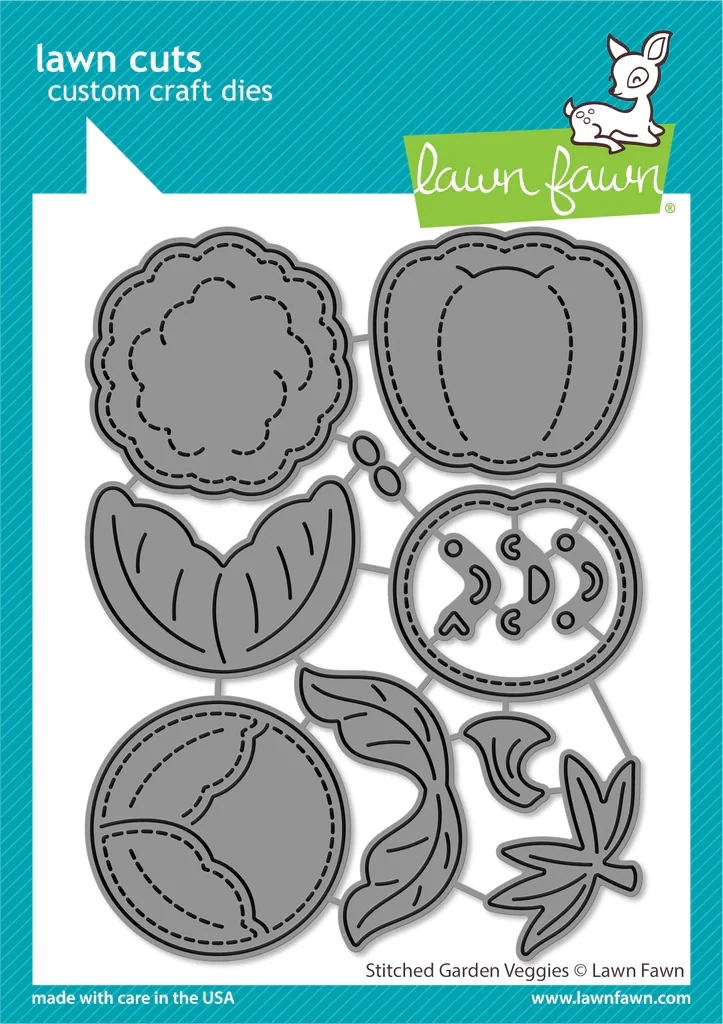 LF Stitched Garden Veggies Dies