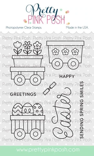 Easter Train Stamp