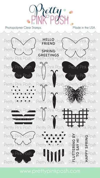 Decorative Butterflies Stamp And Die