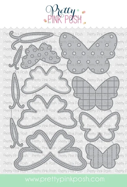 Stitched Butterflies Die