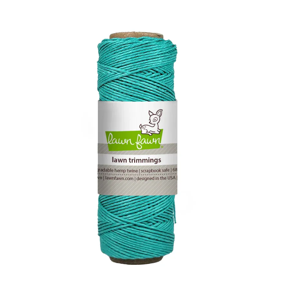 LF Turquoise Hemp Twine