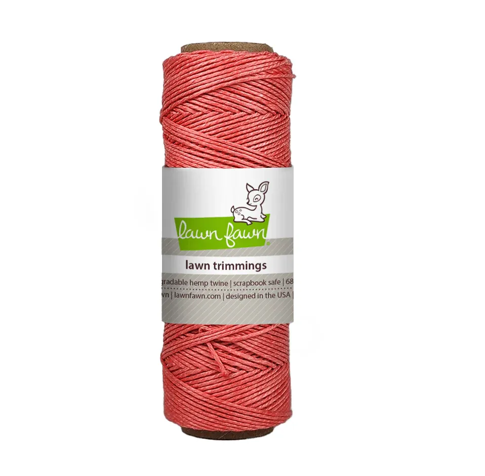 LF Coral Hemp Twine