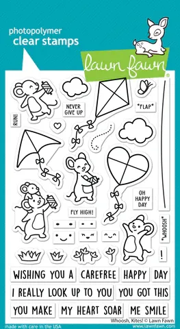 LF Whoosh, Kites! Stamp