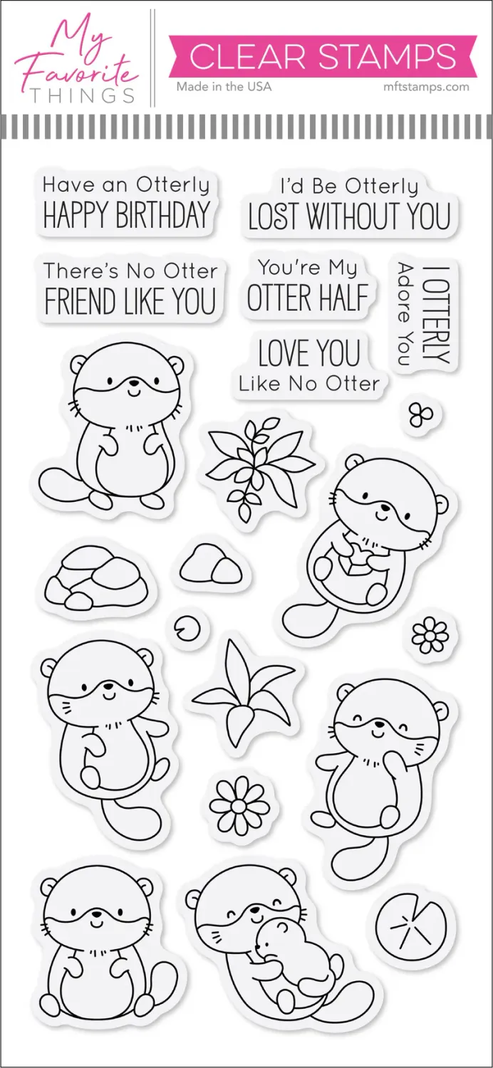 Adorable Otters Stamp &amp; Die