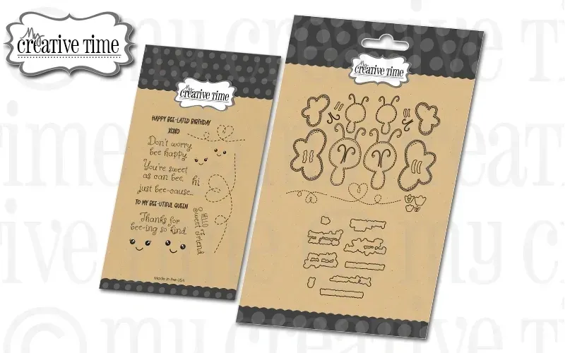 Cute Bumblebee Stamp And Dies