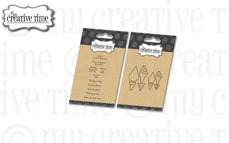 Ice Cream &amp; Snow Cone Stamps &amp; Dies