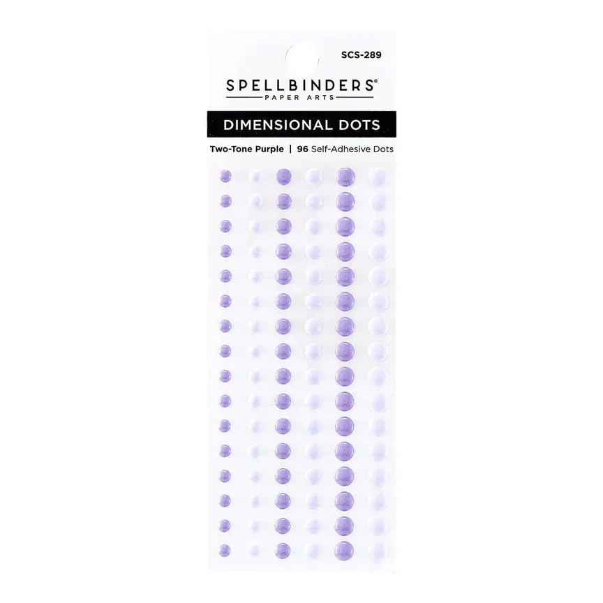 Two Tone Purple Dimensional Dots