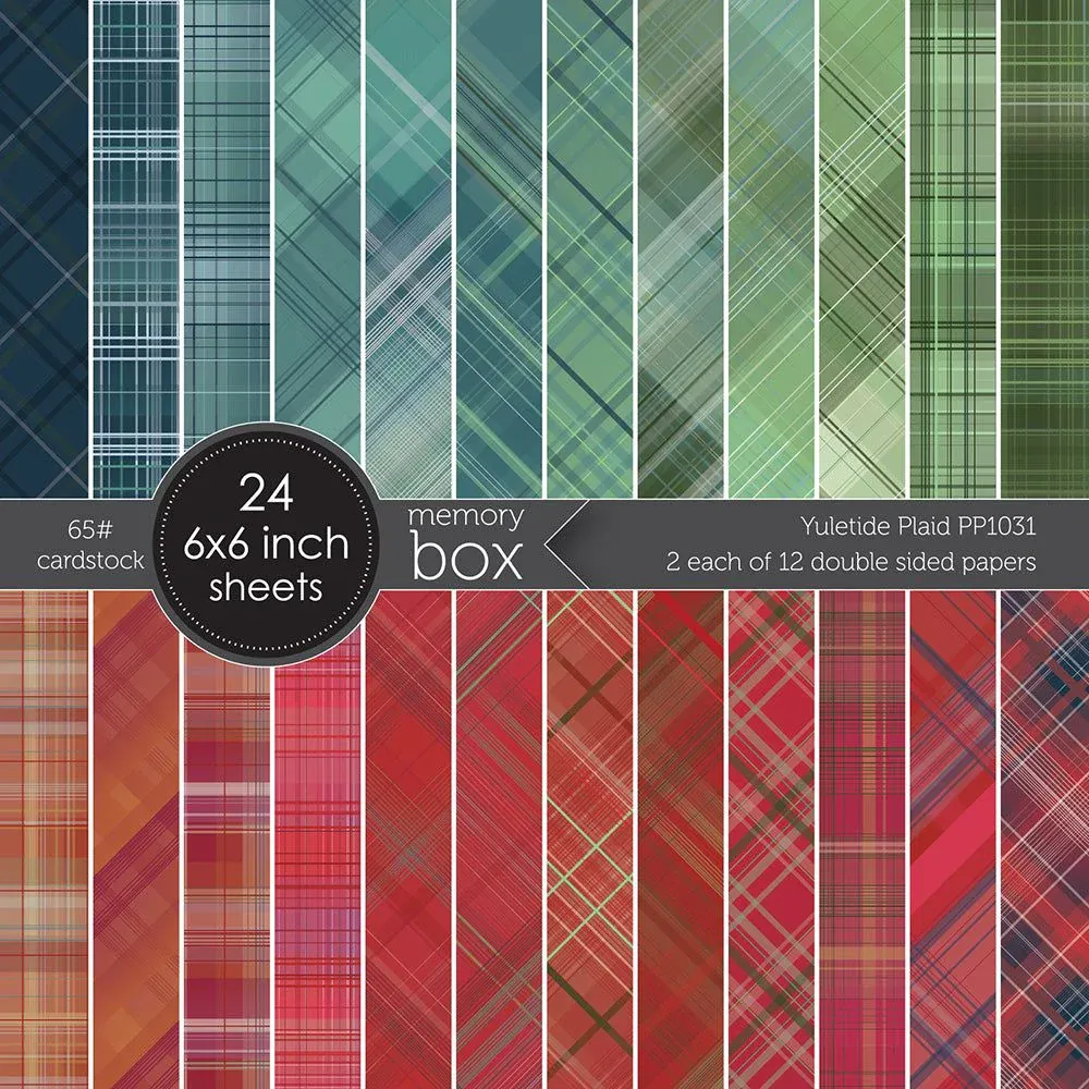 Yuletide Plaid Paper Pad