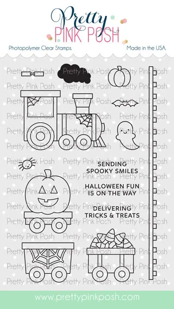 Halloween Train Stamp And Die