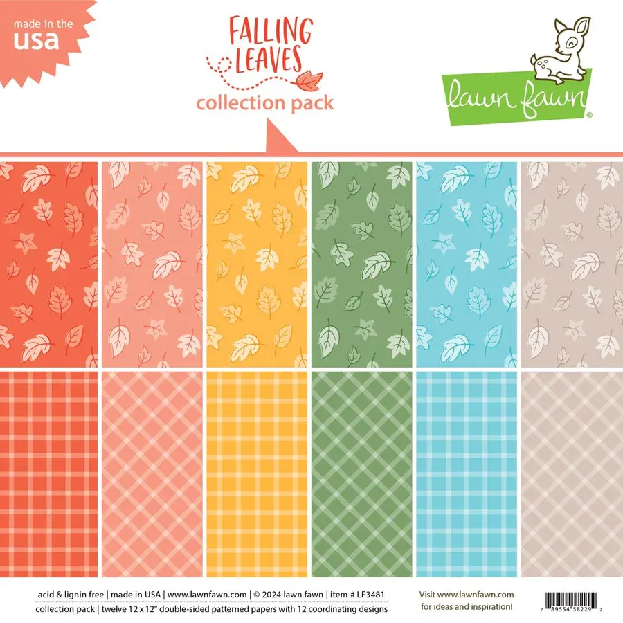 LF Falling Leaves 12x12 Collection Pack