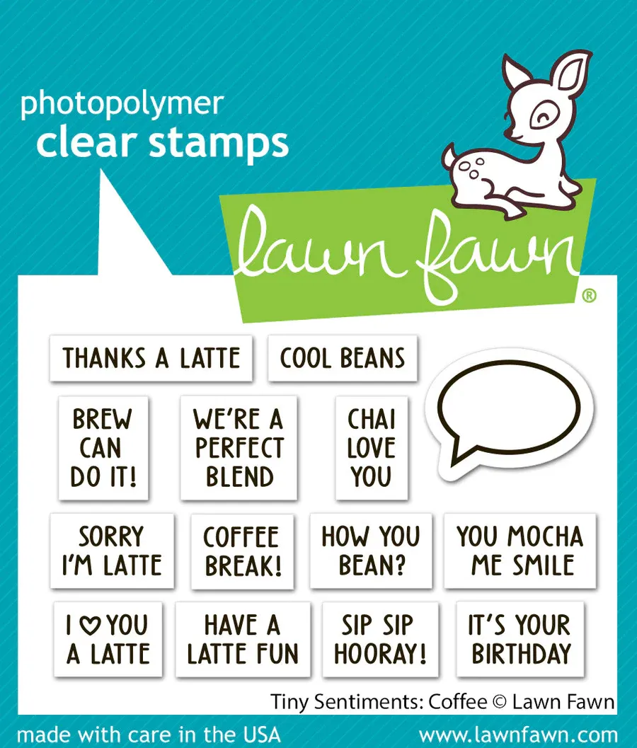 LF Tiny Sentiments:Coffee Stamps