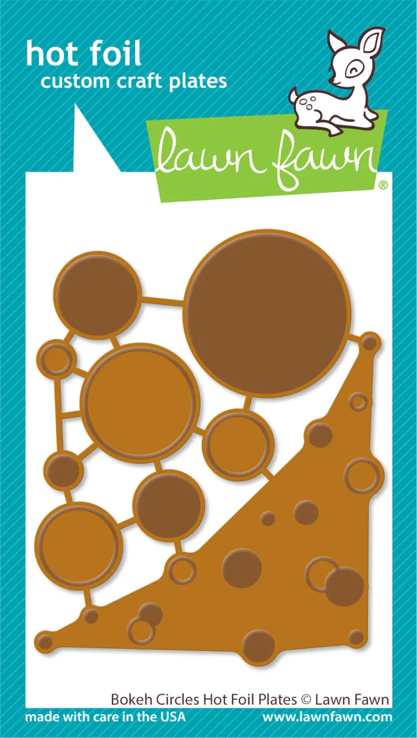 LF Bokeh Circles Hot Foil Plates