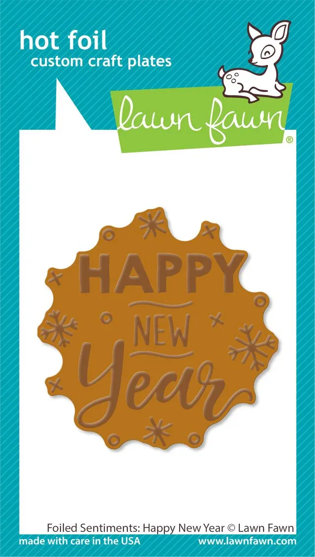 LF Foiled Sentiments:Happy New Year