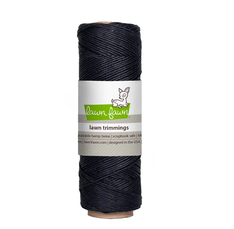 LF Black Hemp Twine