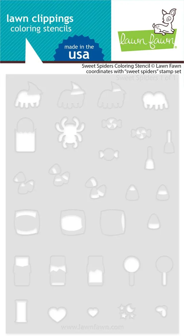 LF Sweet Spiders Coloring Stencils