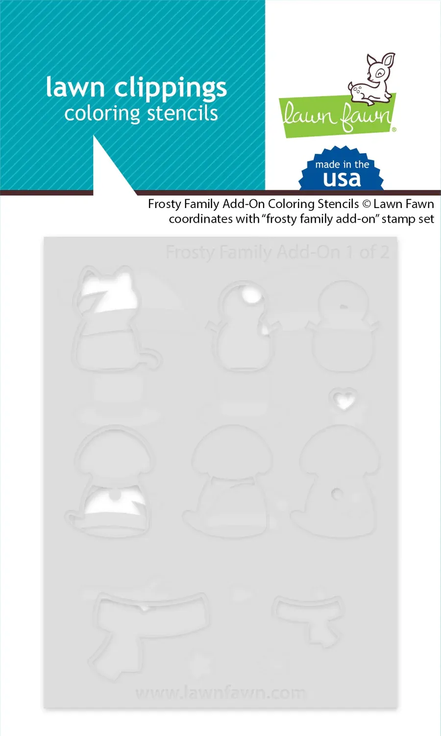 LF Frosty Family Add-On Coloring Stencils
