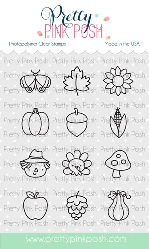 Fall Icons Stamp &amp; Die
