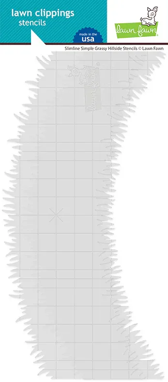 LF Slimline Simple Grassy Hillside Stencils
