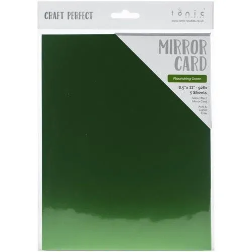 Flourishing Green Mirror Cardstock
