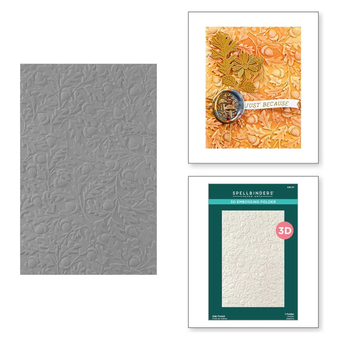 Oak Forest Embossing Folder