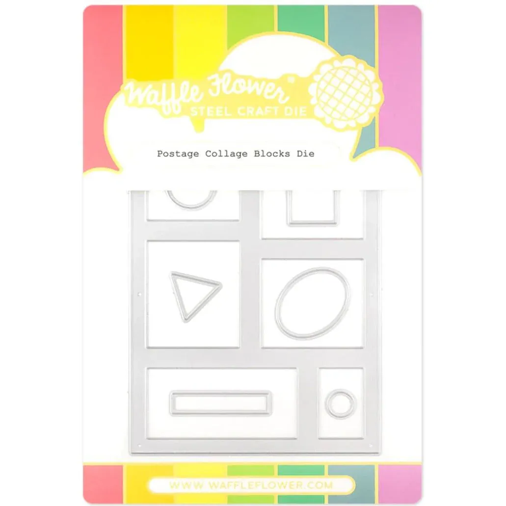 Postage Collage Blocks Die