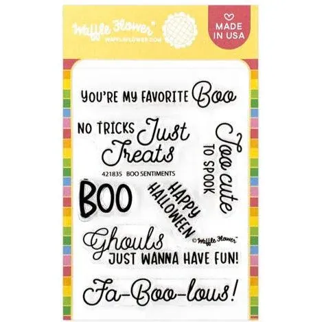 Boo Sentiments Stamp