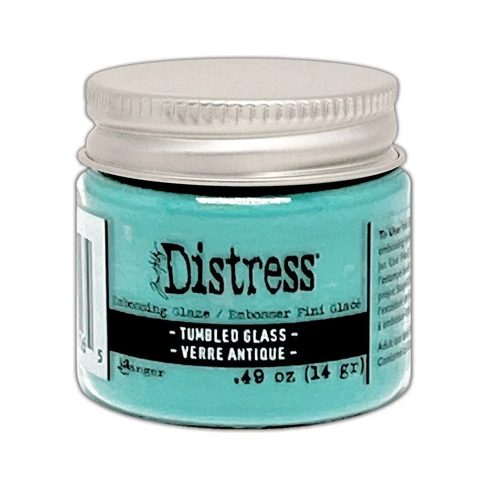 Distress Embossing Glaze: Tumbled Glass