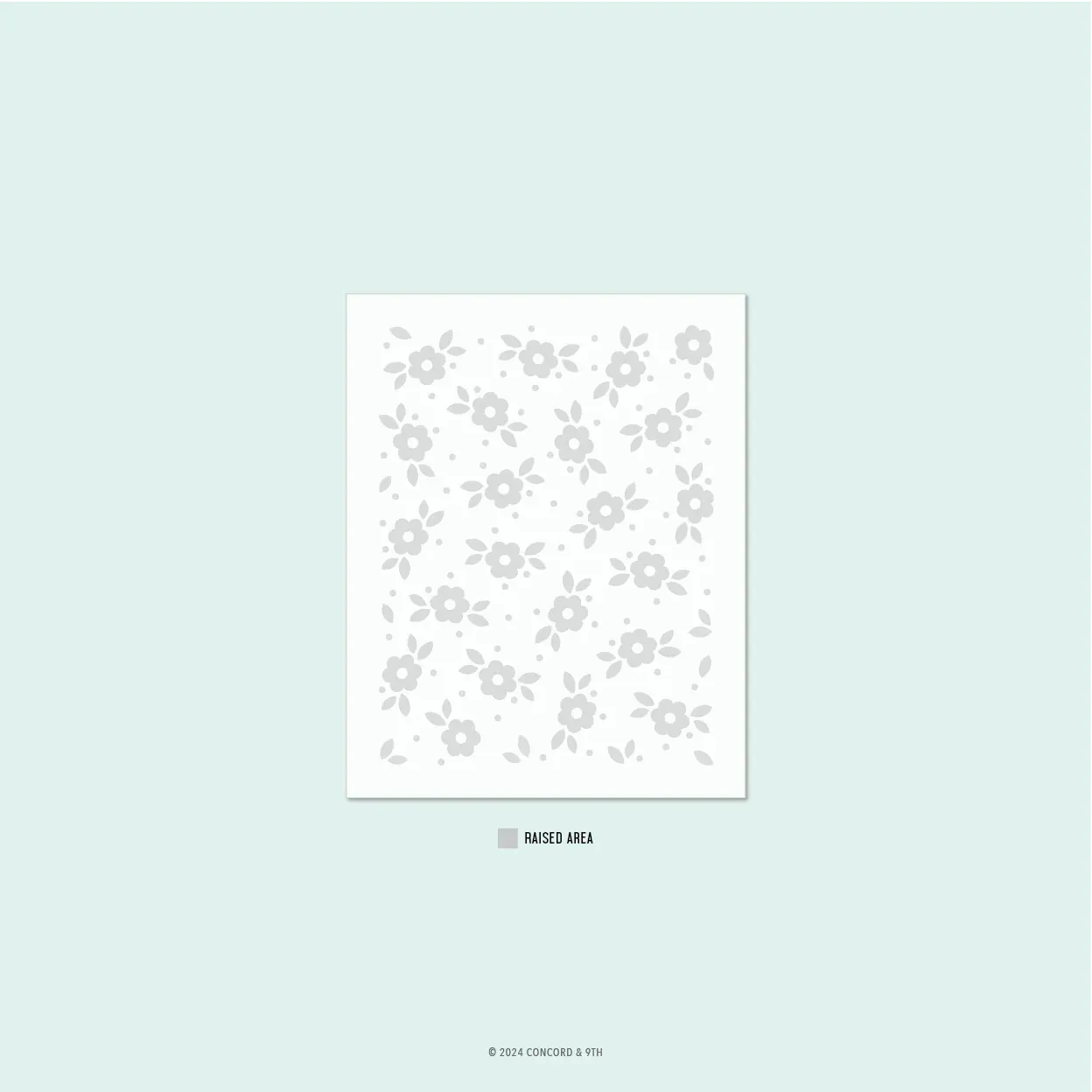 Tea Blossom Embossing Folder