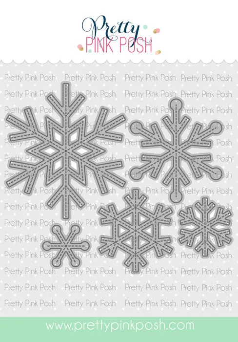 Stitched Snowflakes Die