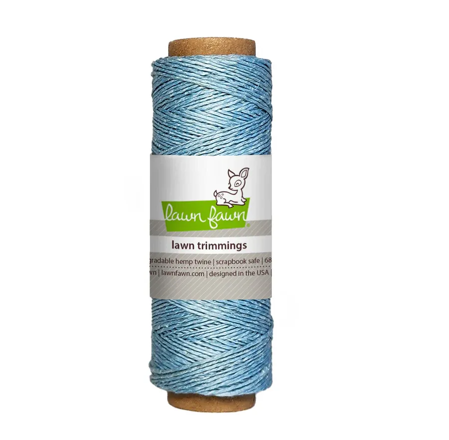 LF Sky Blue Hemp Twine